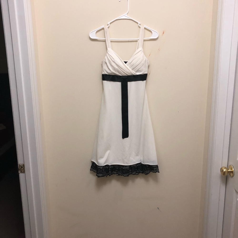 Small black and white dress
